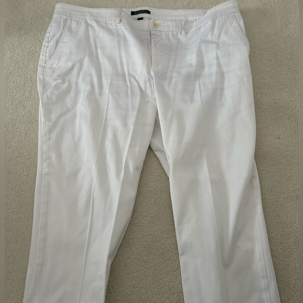 Women’s Ralph Lauren White Cotten Pants